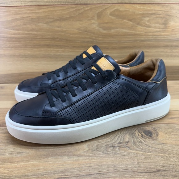 Allen Edmonds Other - Allen Edmonds Oliver Sneakers Mens 10.5 D Black Leather Slip On Business Casual